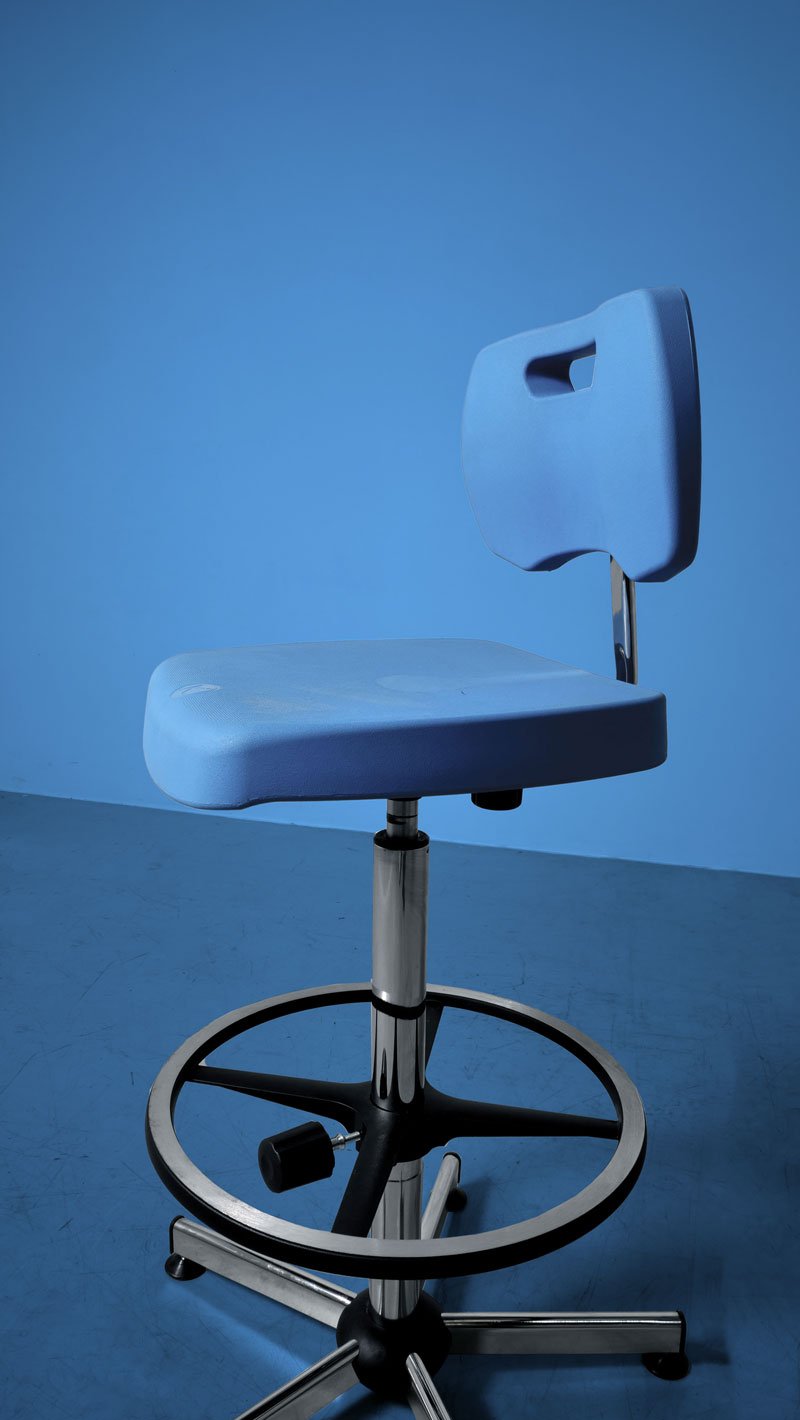 Chaise d'atelier ergonomique